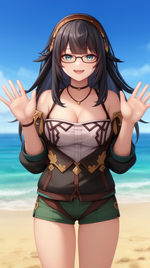 Adult virtual character card